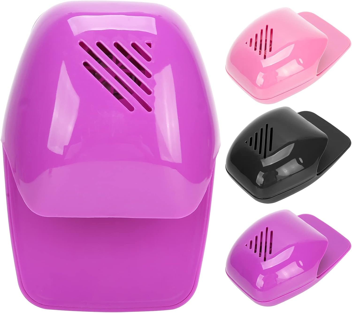 Milltrip Nail Fan Dryer for Regular Nail Polish, Portable Nail Dryer Nail Art Polish Machine Quick Dry Nail Polish Gel Nail Dryer Blower for Fingernail Toenail, Portable Fans