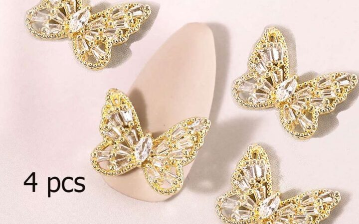 3D Butterfly Nail Charms for Fresh Spring Nail Trends