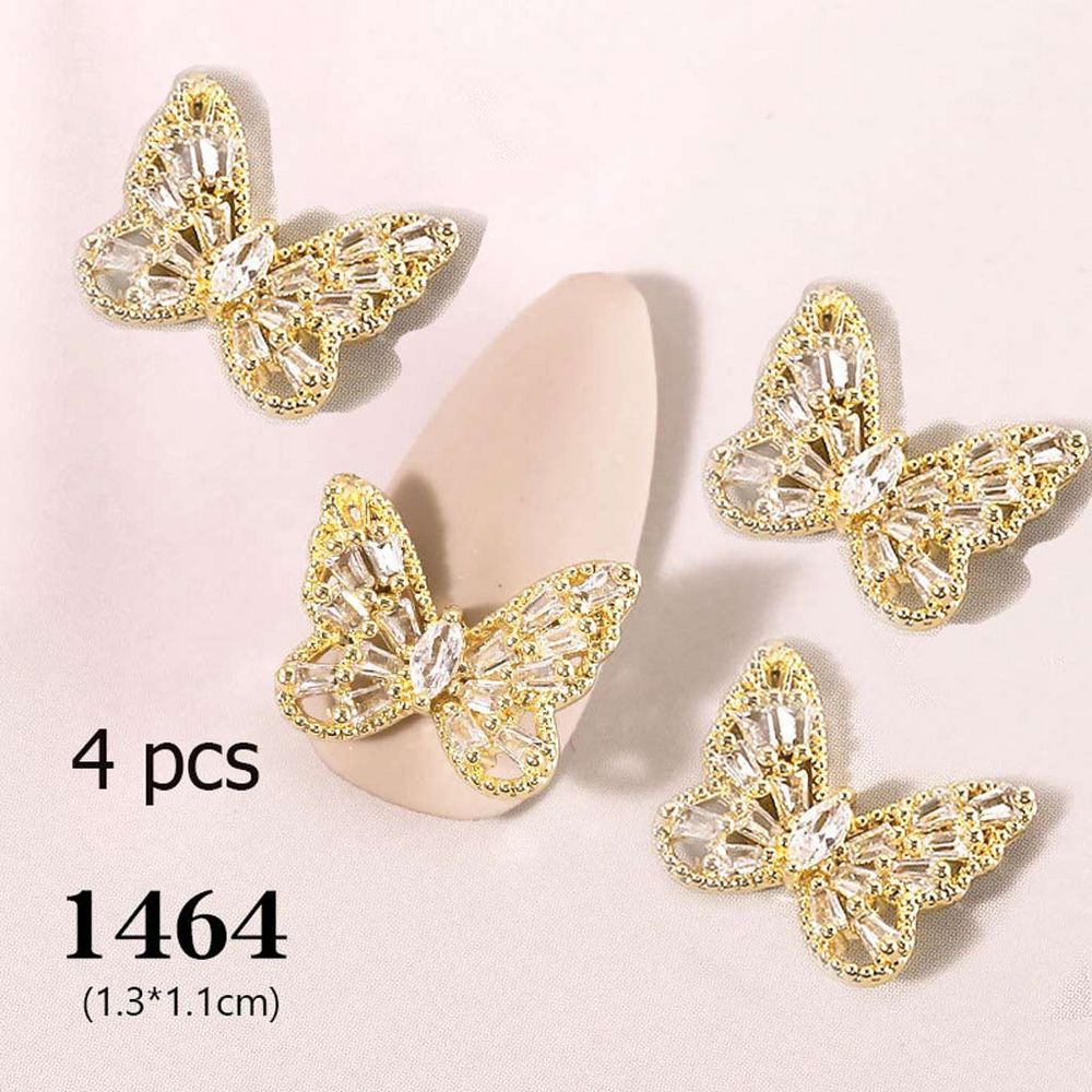 3D Butterfly Nail Charms for Fresh Spring Nail Trends