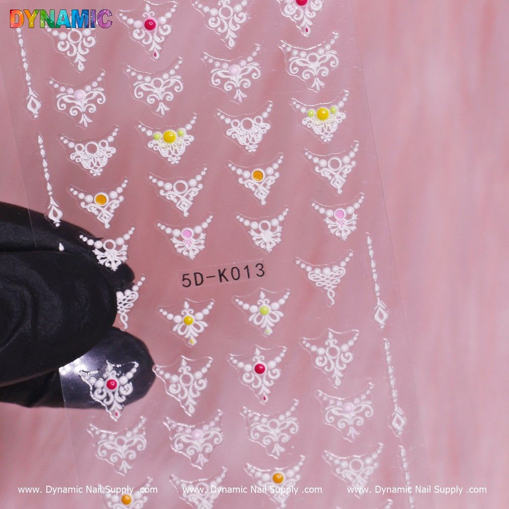 5D royal nail sticker sheet - 2