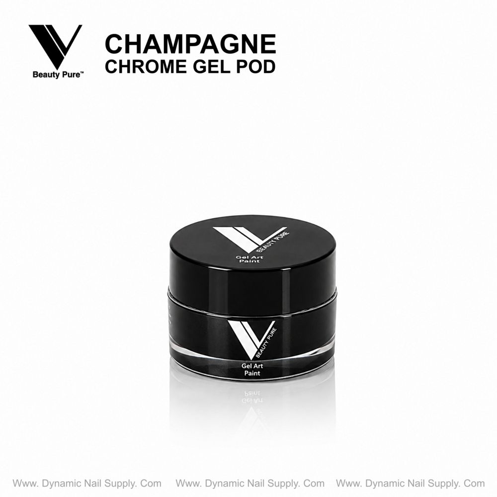 champagne metallic gel pod - 3