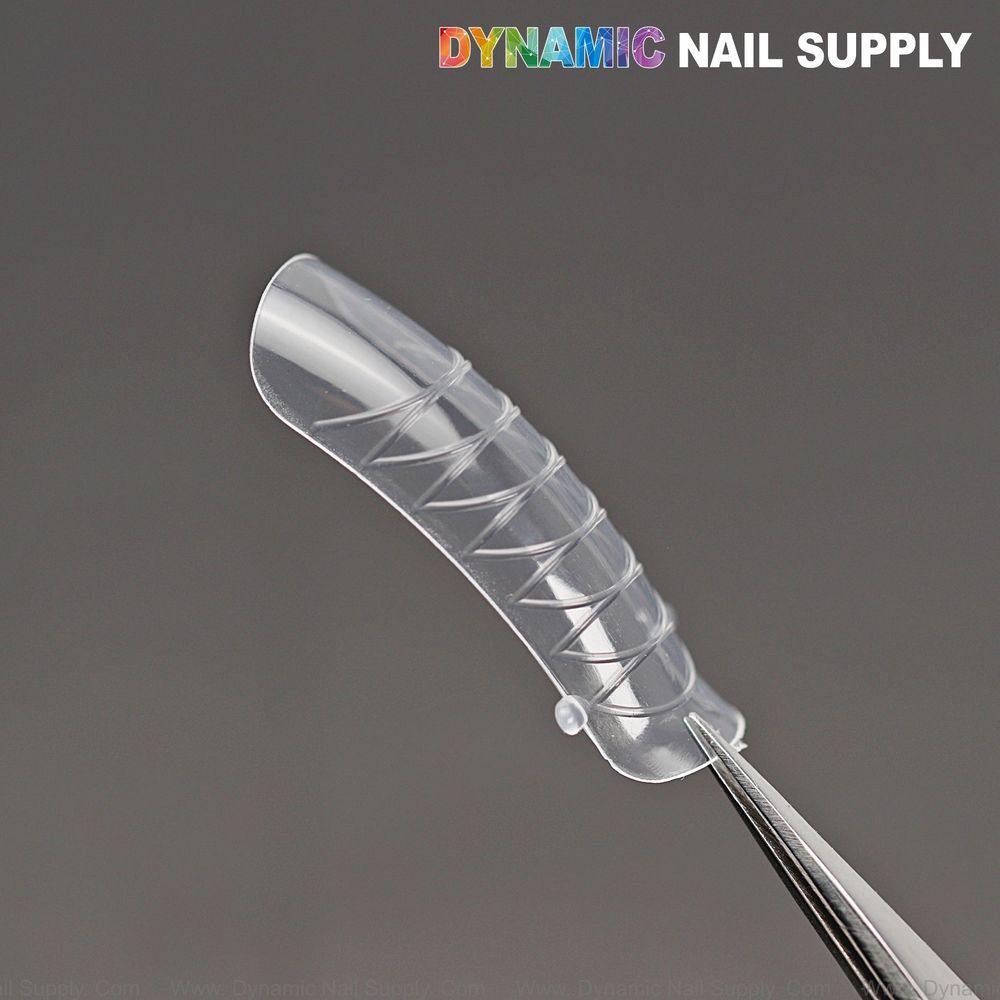 Clear dual nail forms 120pcs - 3