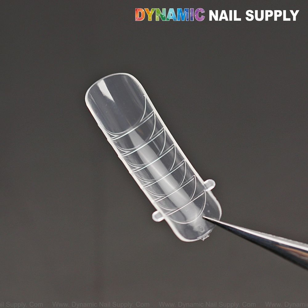 Clear dual nail forms 120pcs - 6