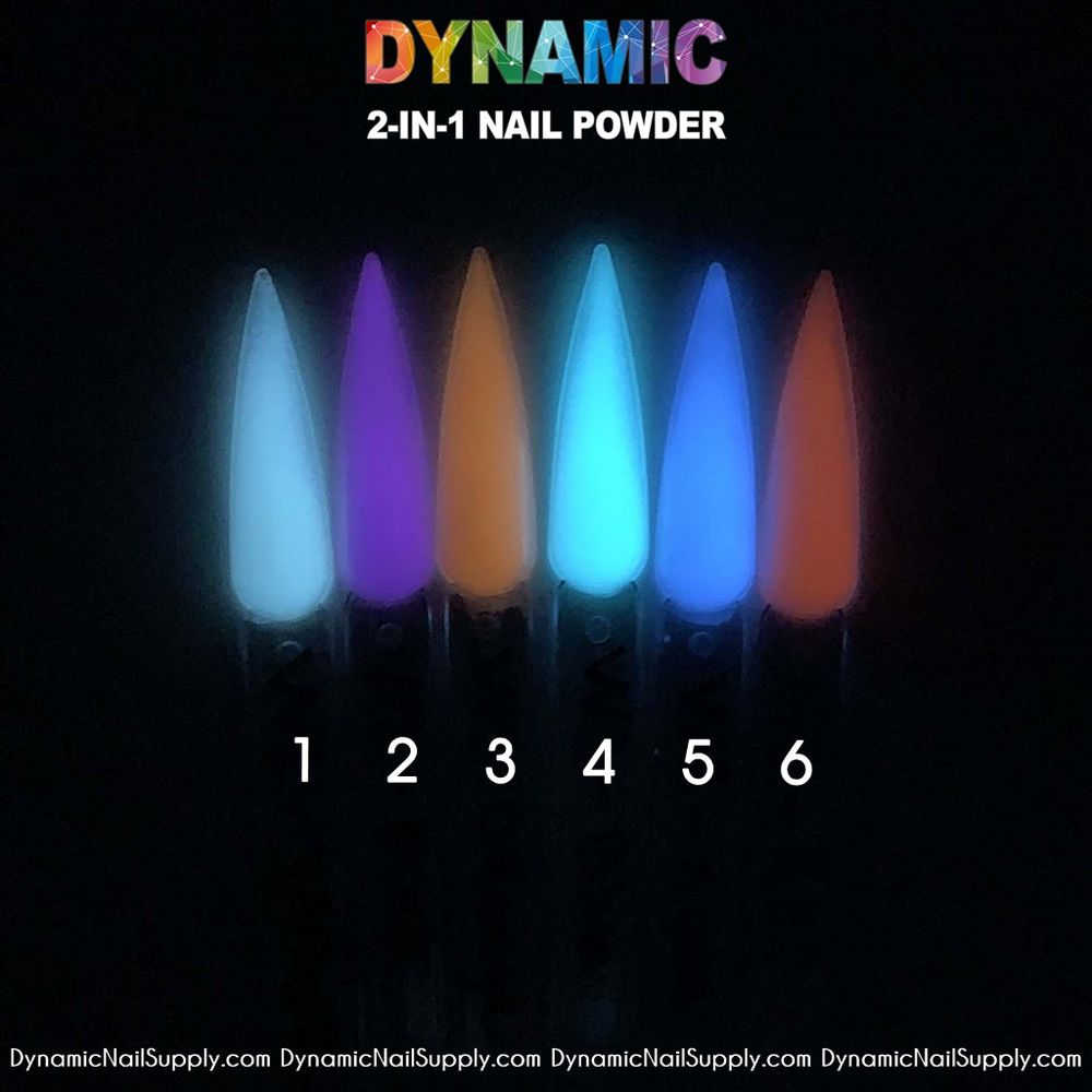 Glow in the Dark Nail Powder — 6 Seasonal Designs
