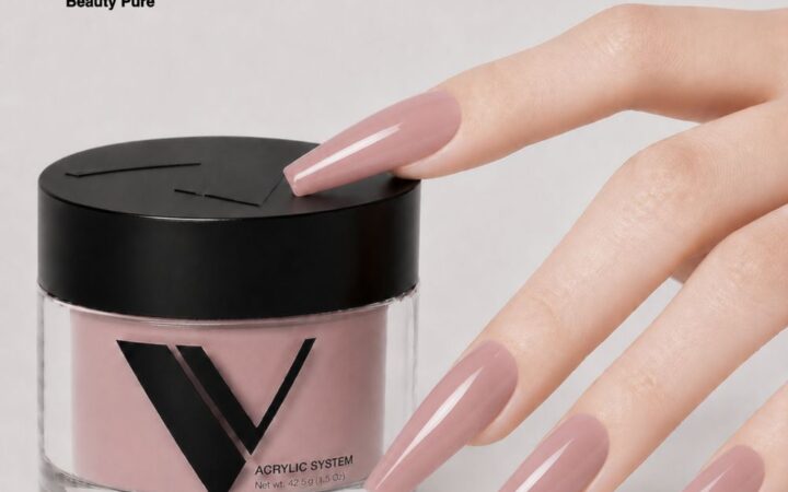 Heliotrope Acrylic Powder for Strong, Bubble-Free Nails