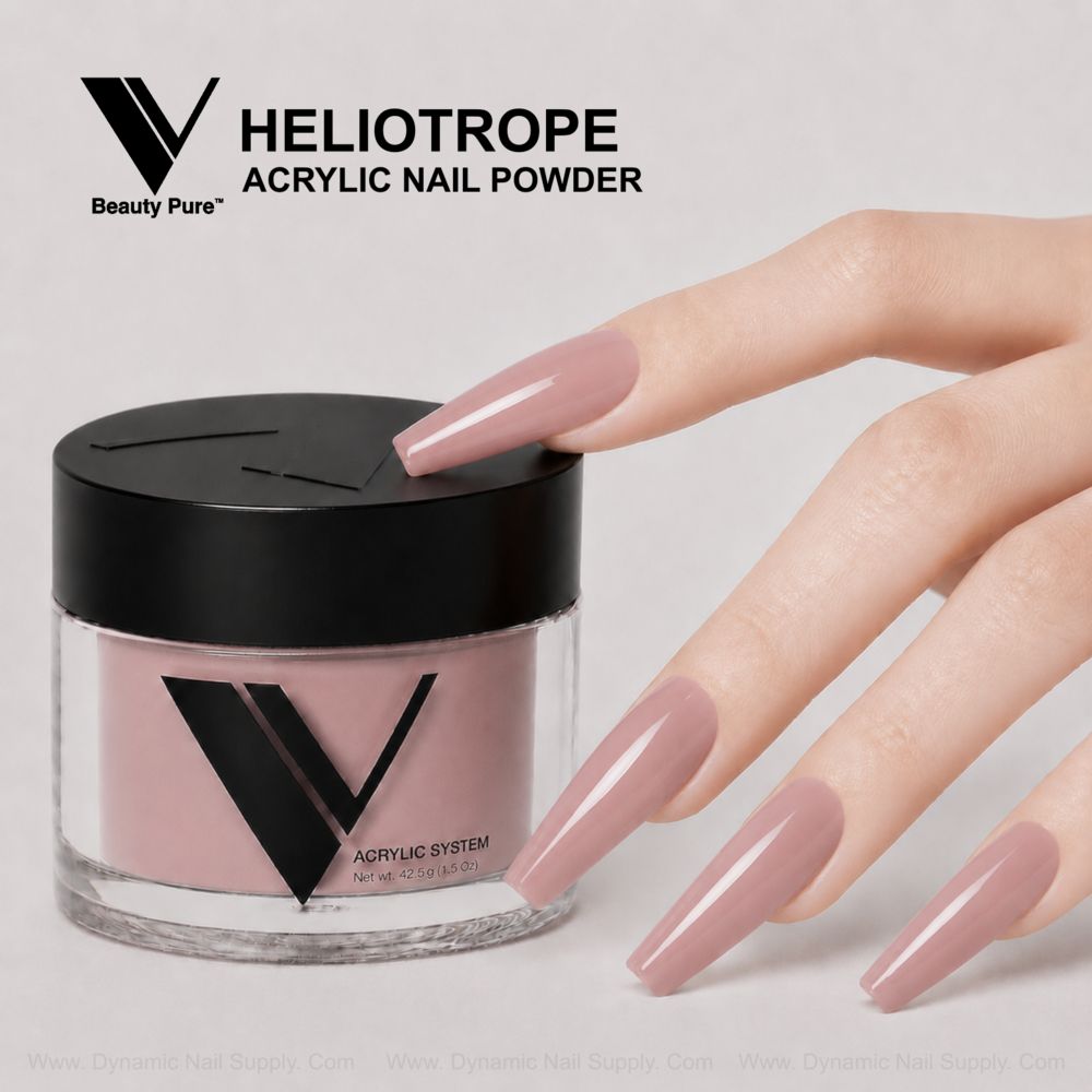 Heliotrope Acrylic Powder for Strong, Bubble-Free Nails