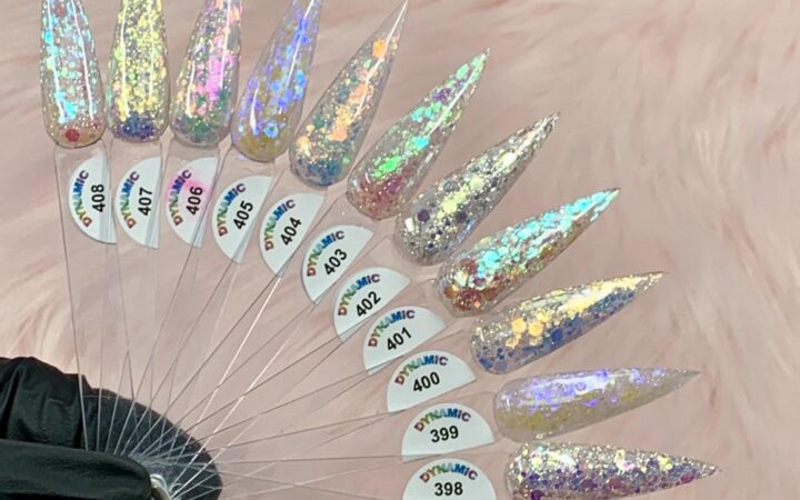 Iridescent Glitter Acrylic Powder: Dipping vs Sculpting