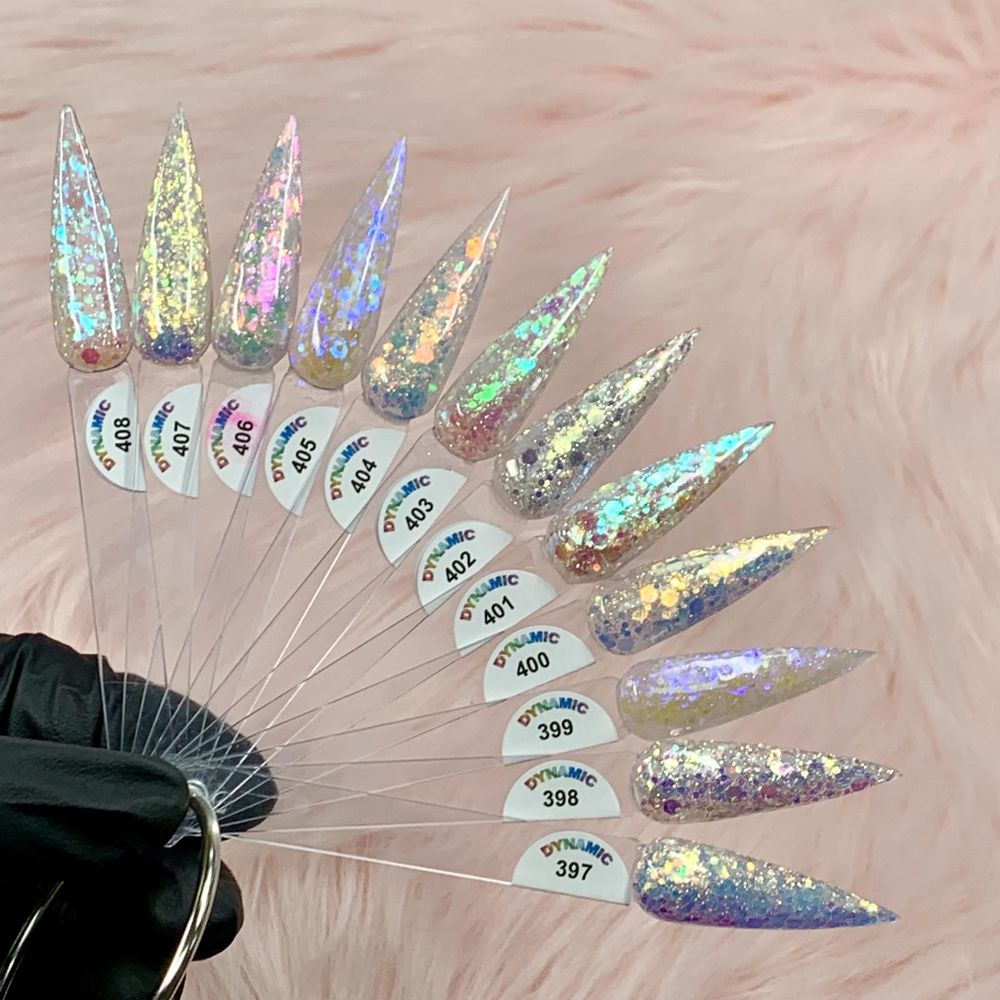 Iridescent Glitter Acrylic Powder: Dipping vs Sculpting