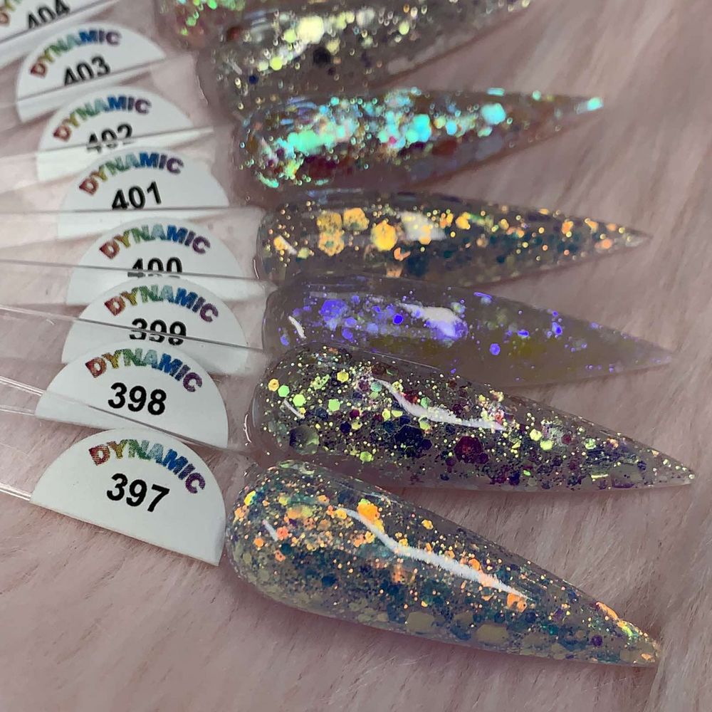 iridescent glitter acrylic powder jars - 4