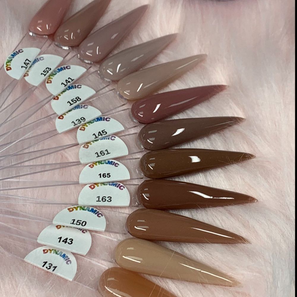 nude acrylic powder jars - 2