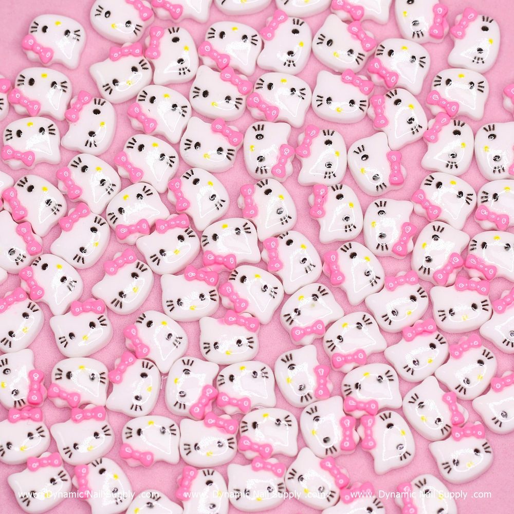 pink Hello Kitty nail charms - 2