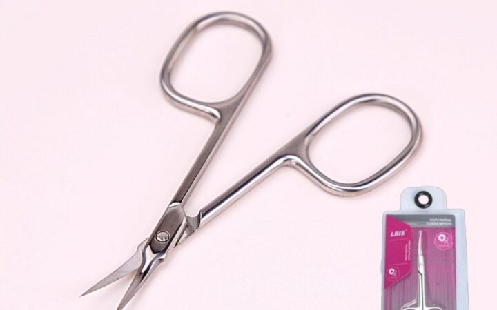Stainless Steel Curved Cuticle Scissors for Precision Grooming