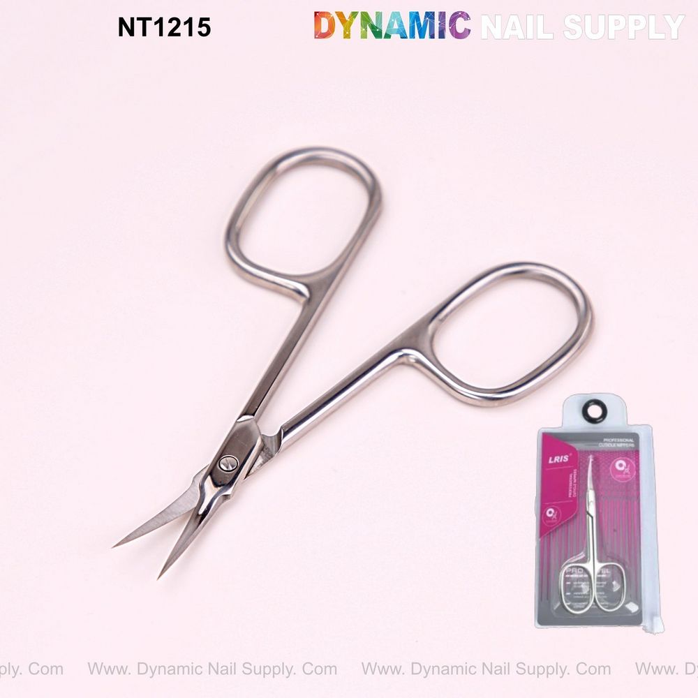 Stainless Steel Curved Cuticle Scissors for Precision Grooming