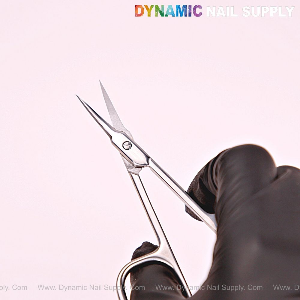 silver curved cuticle scissors - 4
